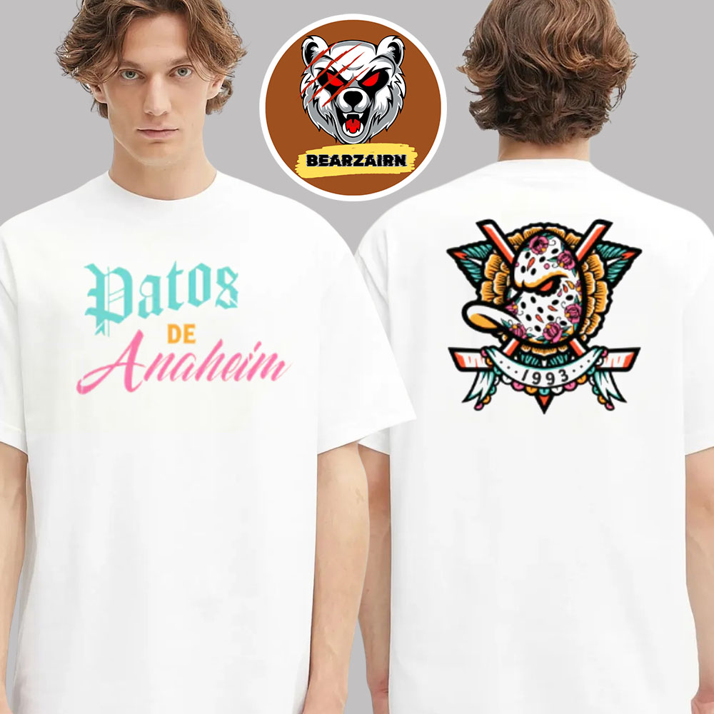 Anaheim Ducks Merch Tee Patos de Anaheim 2025 Logo NHL Unisex T-Shirt Anaheim Ducks Merch Tee Patos de Anaheim 2025 Logo NHL Unisex T-Shirt