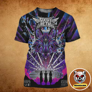 Babymetal Los Angeles 2025 Concert Poster At Intuit Dome On November 1st 2025 Special Arena Show In US All Over Print Shirt