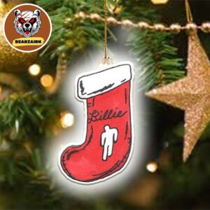 Billie Eilish Blohsh Stocking Holidays 2025 Christmas Tree Ornament