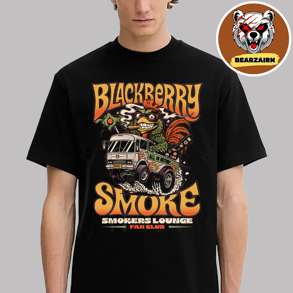 Blackberry Smoke Merch Tee Smokers Lounge Fan Club Unisex T-Shirt Blackberry Smoke Merch Tee Smokers Lounge Fan Club Unisex T-Shirt