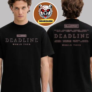 Blackpink Exclusive Merch Tee Deadline World Tour 2025 2026 Schedule Two Sided Unisex T-Shirt