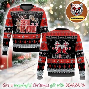 CM Punk 2025 WWE Ugly Christmas Sweater Gift For Wrestling Fans