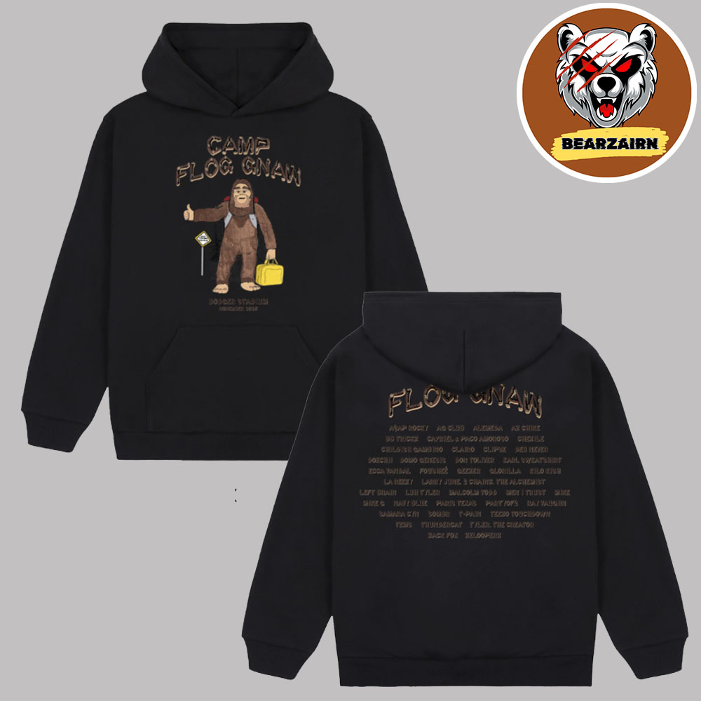 Camp Flog Gnaw Carnival 2025 Merch Sasquatch Xing Black At Dodgers Stadium On November 15 And 16 2025 Unisex Hoodie Camp Flog Gnaw Carnival 2025 Merch Sasquatch Xing Black At Dodgers Stadium On November 15 And 16 2025 Unisex Hoodie