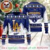 Los Angeles Dodgers Back To Back World Series 2025 Ugly Christmas Sweater Los Angeles Dodgers Back To Back World Series 2025 Ugly Christmas Sweater