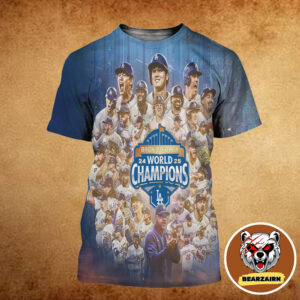 Congrats Los Angeles Dodgers Back To Back 2025 World Champions MLB All Over Print Shirt