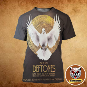 Dia De Los Deftones Event Poster At Petco Park In San Diego CA On November 1st 2025 All Over Print Shirt