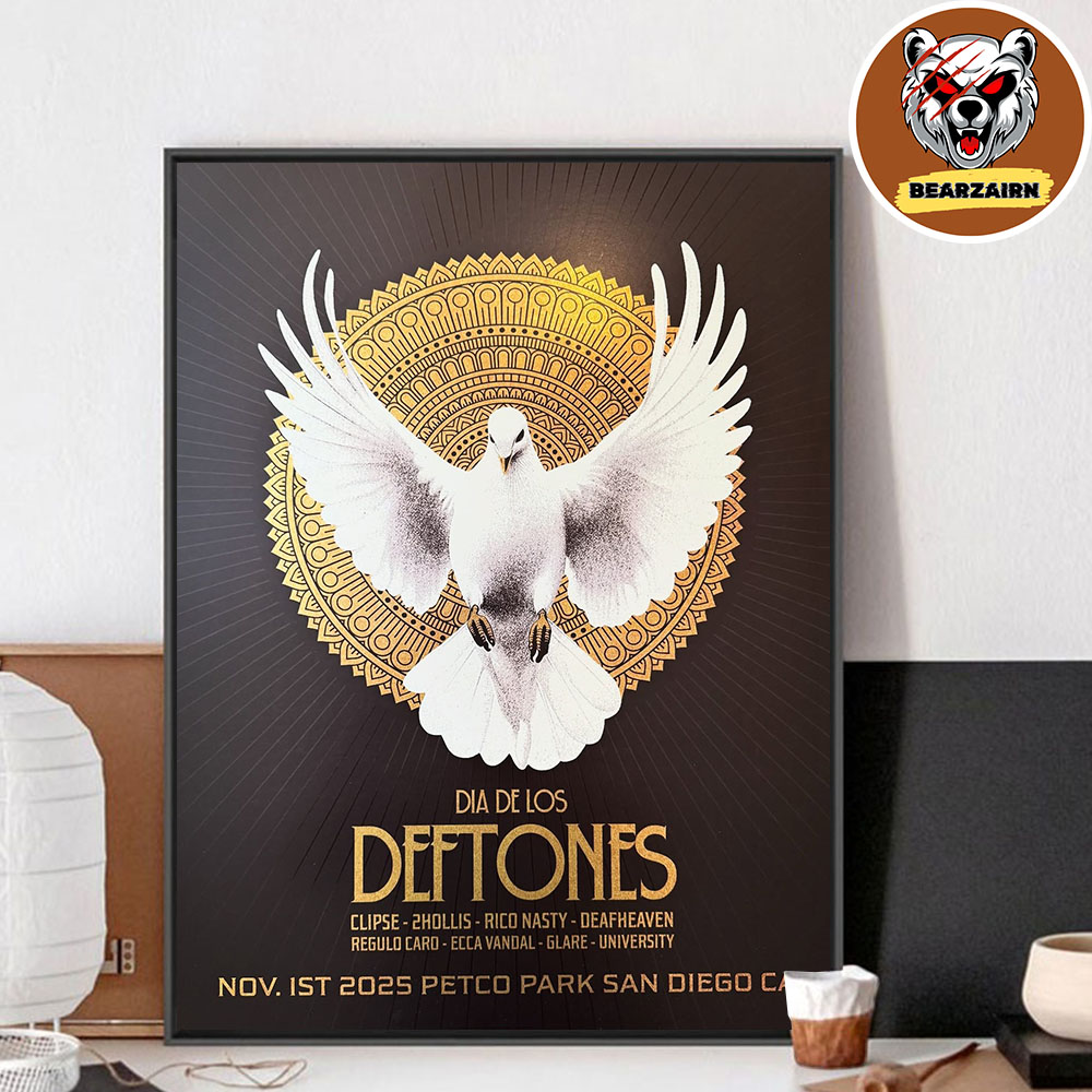 Dia De Los Deftones Event Poster At Petco Park In San Diego CA On November 1st 2025 Home Decor Poster Canvas Dia De Los Deftones Event Poster At Petco Park In San Diego CA On November 1st 2025 Home Decor Poster Canvas