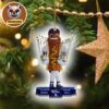Yoshinobu Yamamoto Los Angeles Dodgers Back-to-Back World Series Champions Christmas Tree Ornament