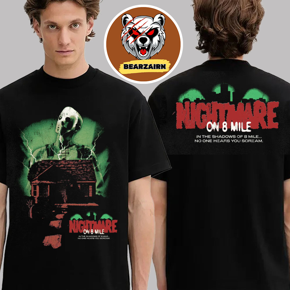 Eminem Shady Massacre Capsule Nightmare On 8 Mile Two Sided Unisex T-Shirt Eminem Shady Massacre Capsule Nightmare On 8 Mile Two Sided Unisex T-Shirt