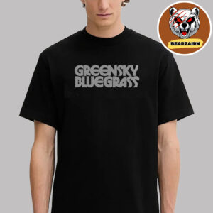 Greensky Bluegrass Silver 25th Anniversary Stacked Unisex T-Shirt