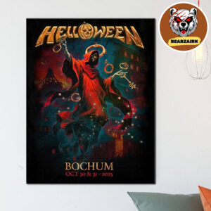 Helloween Bochum 2025 Pop Up Poster At RuhrCongress In Bochum Germany  On October 30 And 31 2025 Home Decor Poster Canvas