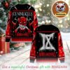 Ice Nine Kills The Silver Scream Holiday Skull Ugly Christmas Sweater