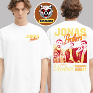 Jonas Brothers Cleveland OH Tee Greetings From Your Hometown At Rocket Arena On November 11th 2025 Two Sided Unisex T-Shirt