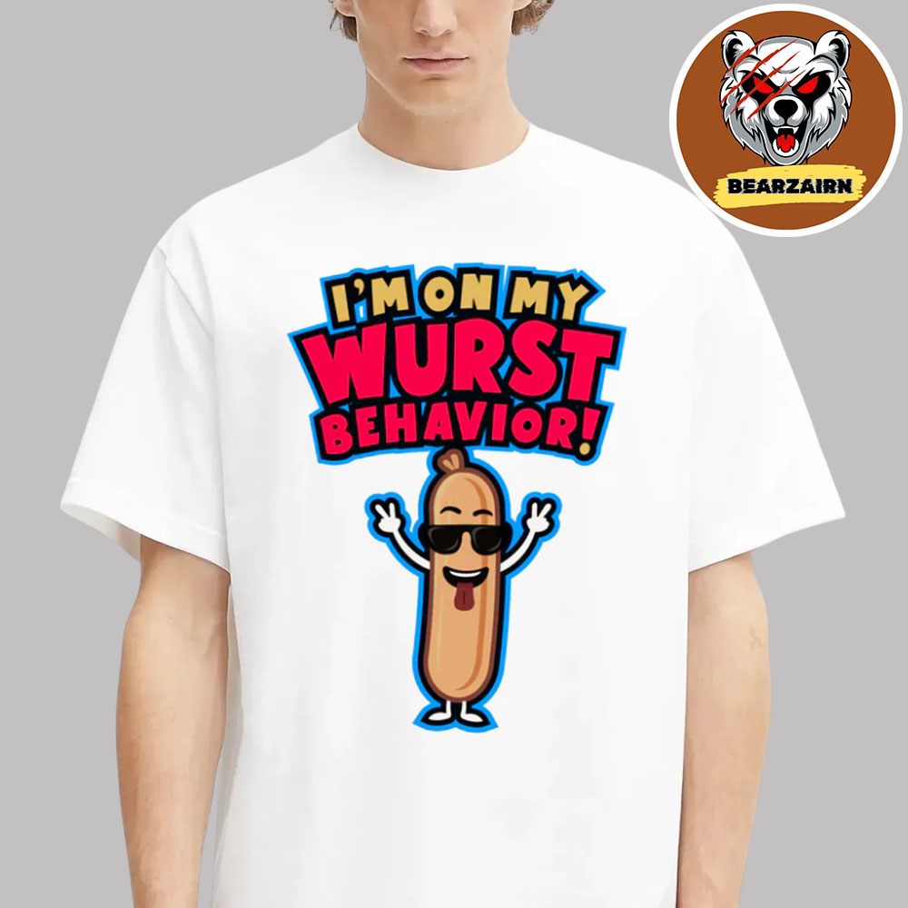 Jonas Brothers Merch I'm On My Wurst Behavior Unisex T-Shirt Jonas Brothers Merch I'm On My Wurst Behavior Unisex T-Shirt
