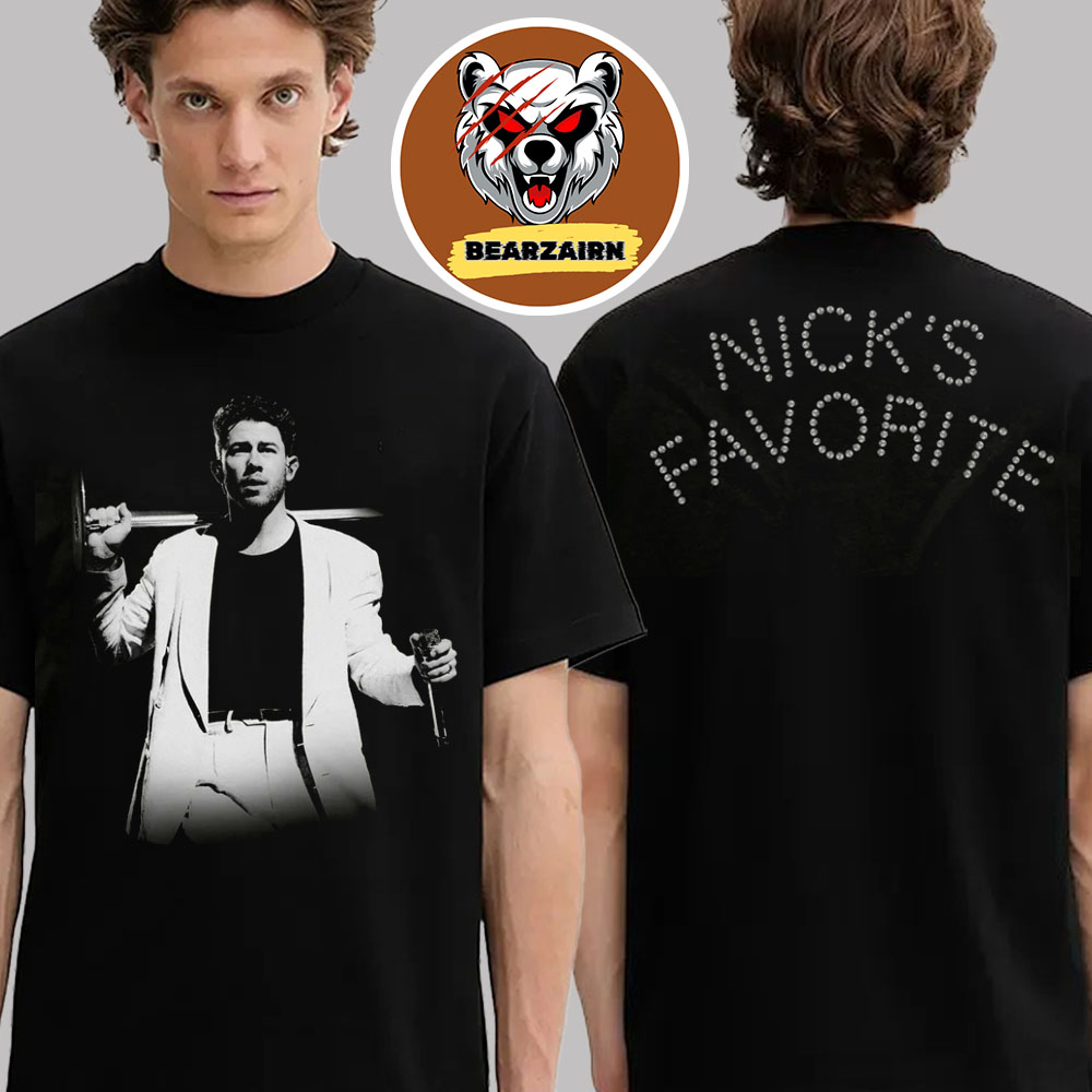 Jonas Brothers Nick's Favorite Two Sided Unisex T-Shirt Jonas Brothers Nick's Favorite Two Sided Unisex T-Shirt