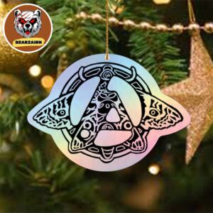 Linkin Park From Zero Butterfly Logo Holiday 2025 Collection Xmas Tree Ornament
