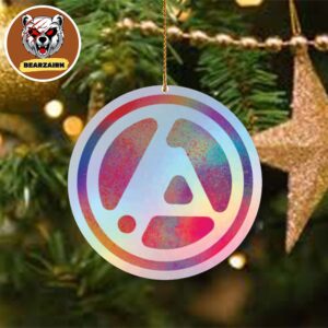 Linkin Park From Zero Circle Logo Ranbow Holiday 2025 Collection Xmas Tree Ornament