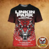 Linkin Park From Zero Event Poster In Bengaluru At Brigade Innovation Gardens On January 23th 2026 World Tour With Bloodywood The Tiger Artwork All Over Print Shirt
