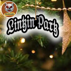 Linkin Park From Zero Holiday 2025 Collection Text Logo Xmas Tree Ornament