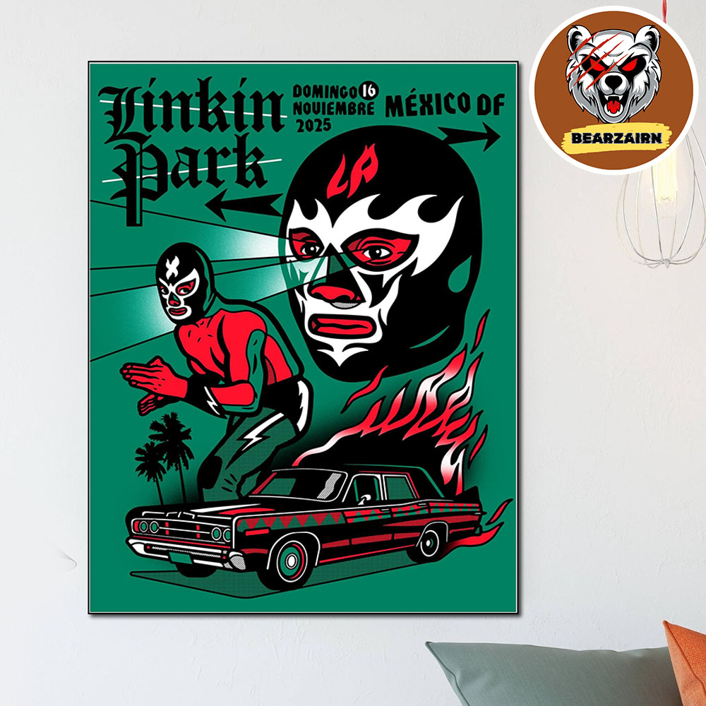 Linkin Park Mexico 2025 Venues Poster At The Corona Capital Festival In Mexico City Mexico On November 16th 2025 Home Decor Poster Canvas Linkin Park Mexico 2025 Venues Poster At The Corona Capital Festival In Mexico City Mexico On November 16th 2025 Home Decor Poster Canvas