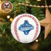 Los Angeles Dodgers Nine-Time World Series Champions Circular Christmas Tree Ornament