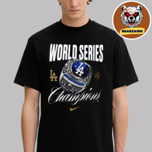 Los Angeles Dodgers Nike 2025 World Series Champions Ring Unisex T-Shirt