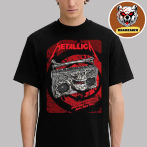 Metallica Adelaide Australia 2025 Merch Poster At Adelaide Oval In Adelaide Australia On November 5th 2025 Unisex T-Shirt