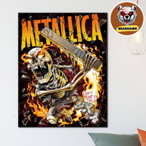Metallica Limited Edition Load Poster Series I Can’t Hear Ya Talk To 2×4 2025 Numbered Screen Home Decor Poster Canvas