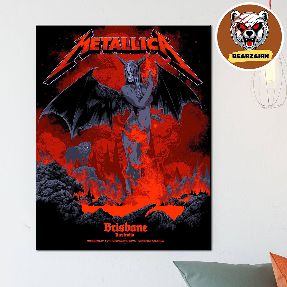 Metallica M72 Brisbane 2025 Pop Up Shop Poster At Suncorp Stadium In Brisbane Australia On November 12th 2025 Home Decor Poster Canvas Metallica M72 Brisbane 2025 Pop Up Shop Poster At Suncorp Stadium In Brisbane Australia On November 12th 2025 Home Decor Poster Canvas