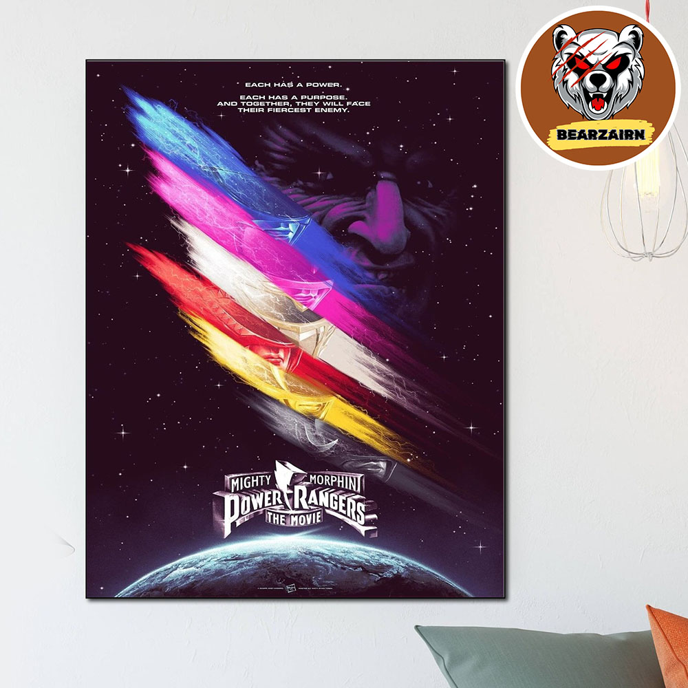 Mighty Morphin Power Rangers The Movie Poster Art By Matt Ryan Tobin Home Decor Poster Canvas Mighty Morphin Power Rangers The Movie Poster Art By Matt Ryan Tobin Home Decor Poster Canvas