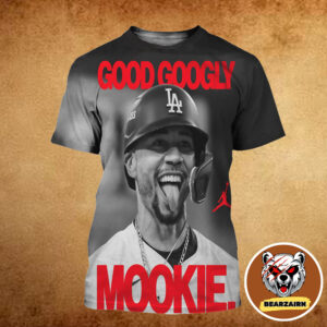Mookie Betts Good Googly Jordan Celebrate Dodgers MLB 2025 World Series Champions All Over Print Shirt