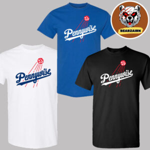 Pennywise Baseball Tee Los Angeles Dodgers World Series Champions 2025 MLB Unisex T-Shirt