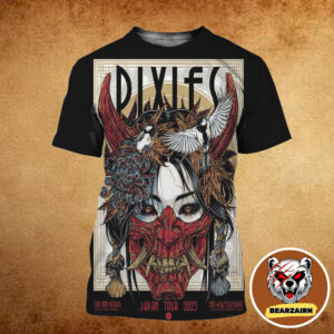 Pixies Japan Tour 2025 Poster At Gorilla Hall Osaka On November 2 And At Ex Theater Roppong Tokyo In Tokyo On November 4th And 5th 2025 All Over Print Shirt