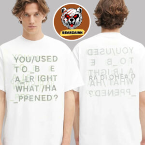 Radiohead Alright Off Inside Out Europe Tour 2025 Two Sided Unisex T-Shirt