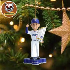 Roki Sasaki Los Angeles Dodgers 2025 World Series Champions Ornament