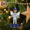 Dodger Dog Los Angeles Dodgers Back-to-Back World Series Champions Christmas Tree Ornament Dodger Dog Los Angeles Dodgers Back-to-Back World Series Champions Christmas Tree Ornament