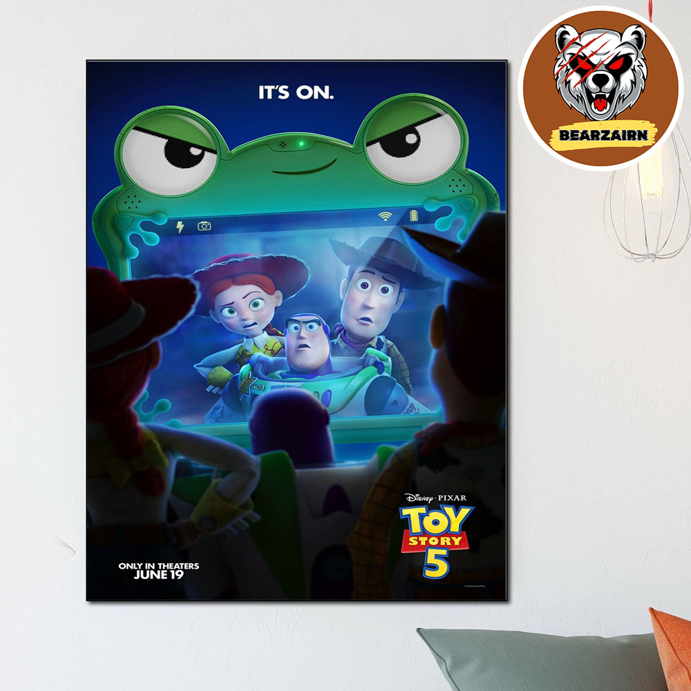 The First Poster For Toy Story 5 Its On Only In Theaters June 19 2025 Home Decor Poster Canvas The First Poster For Toy Story 5 Its On Only In Theaters June 19 2025 Home Decor Poster Canvas