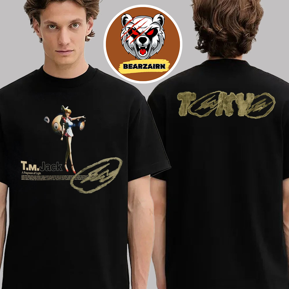 Travis Scott Cactus Jack X Takashi Murakami Pop Up Merch Tee TM Jack A Fragment Of Light Tokyo Two Sided Unisex T-Shirt Travis Scott Cactus Jack X Takashi Murakami Pop Up Merch Tee TM Jack A Fragment Of Light Tokyo Two Sided Unisex T-Shirt
