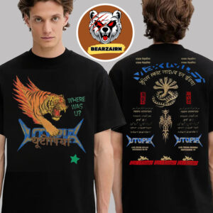 Travis Scott India Tour 2025 Merch Tee Circus Maximus Delhi Tour Topia On November 18th And 19th 2025 Two Sided Unisex T-Shirt