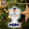 Dodger Dog Los Angeles Dodgers Back-to-Back World Series Champions Christmas Tree Ornament Dodger Dog Los Angeles Dodgers Back-to-Back World Series Champions Christmas Tree Ornament